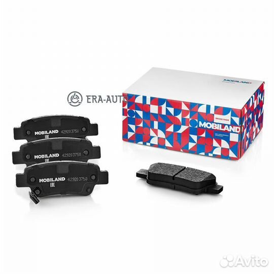 Mobiland 429203750 Колодки тормозные дисковые зад