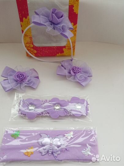 Аксессуары для волос. Набор. Подарок. Ручная раб