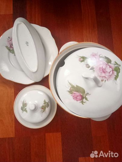 Столовый сервиз фарфор СССР