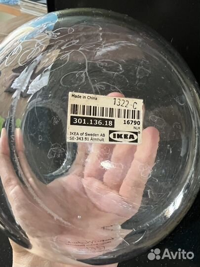 Ваза для цветов икеа