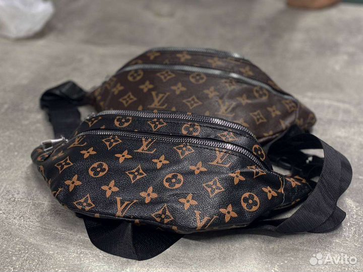 Бананки кожаные LV