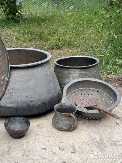 Старинная медная посуда