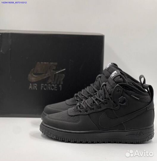 Ботинки Nike Air Force 1 Duckboot (с мехом) (Арт.29506)