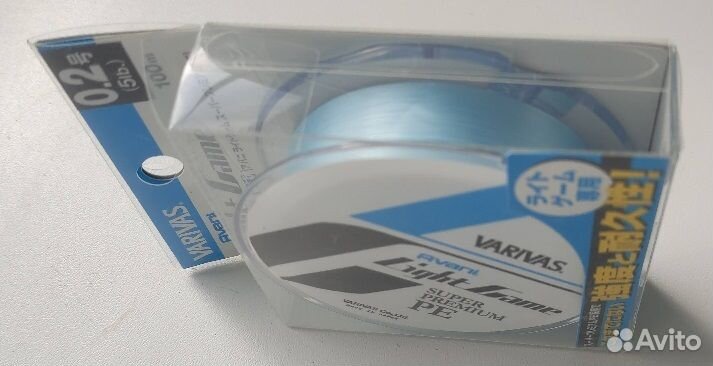Шнур varivas light game super premium PE #0,2 100м