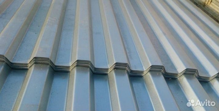 Оцинкованный профнастил С21 6х1,05м