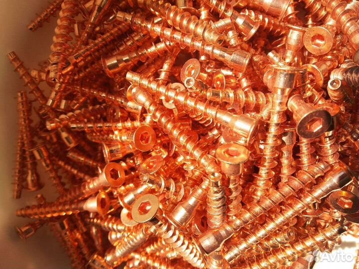 Евровинт конфирмат омедн мебел креп