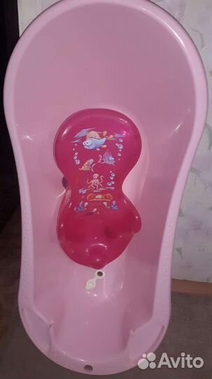 Ванночка для купания с горкой