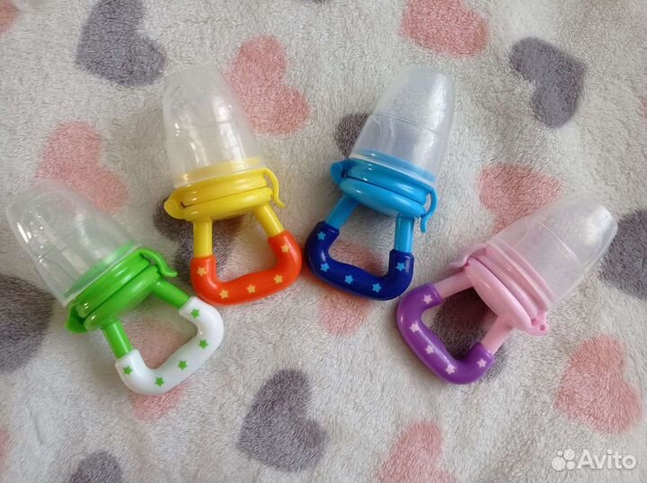 Ниблеры, ложечки, слюнявчики