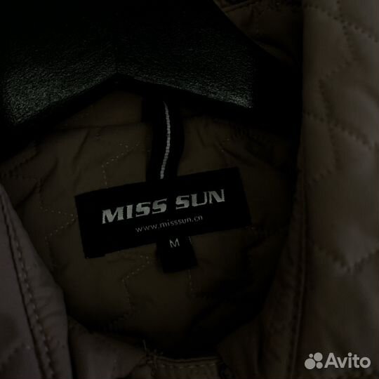 Стеганое пальто демисезонное 44