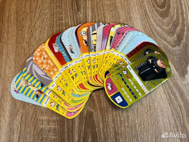 Карточки Гадкий Я 3 Миньоны из Магнита 70 штук