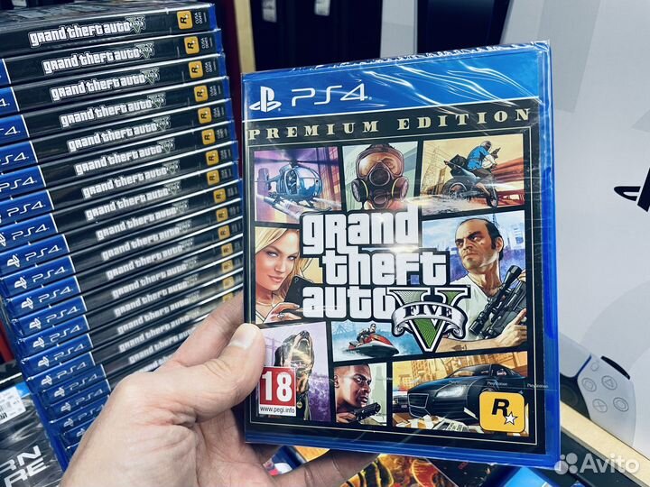 Gta 5 ps4 на диске новый запечатанный