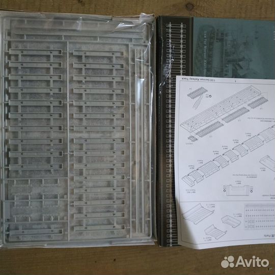 Сборная модель Trumpeter German railway track 1/35