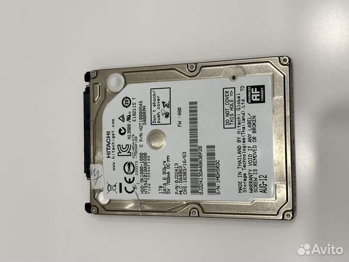 Hitachi hdd 2,5 1tb