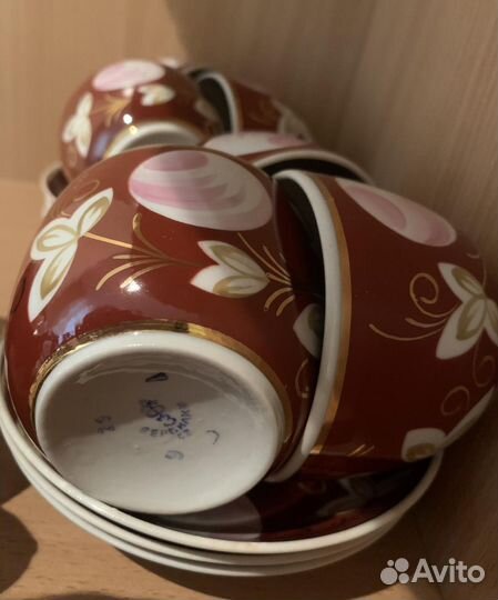 Сервиз чайный Вербилки СССР новый