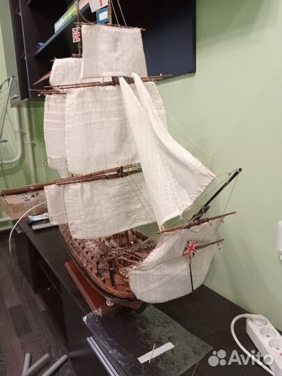 Сборная модель корабля из дерева