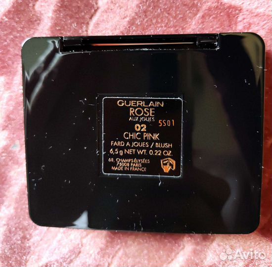Румяна Guerlain 02 chic pink