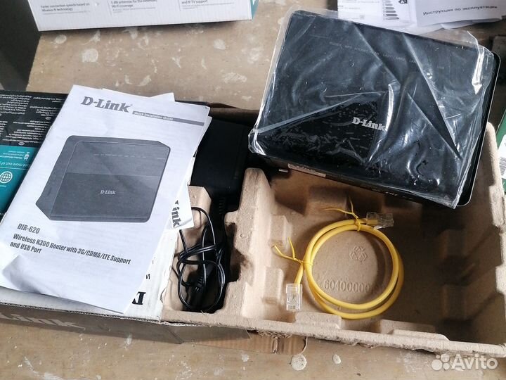 Wi-Fi роутер D-Link DIR-620/A/E1, USB/3G/LTE