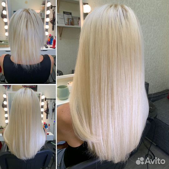 Биопротеиновые волосы+работа