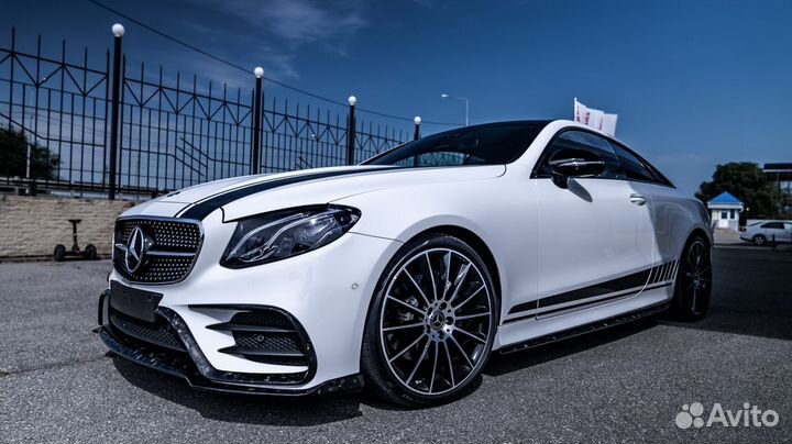 Карбоновые сплитеры на пороги E-Class W213 C238