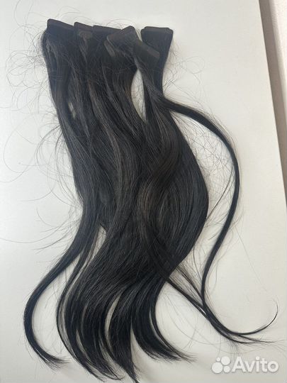 Волосы для наращивания 50 см б/у, на лентах