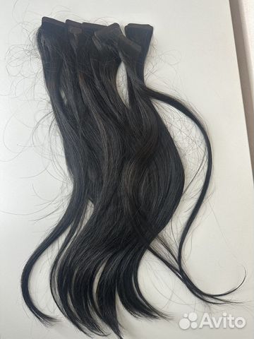 Волосы для наращивания 50 см б/у, на лентах
