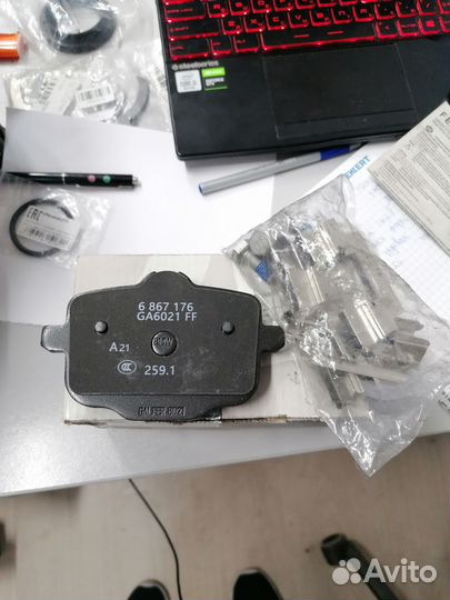 Колодки дисковые задние BMW F10/F11 3.5i/5.0i/ 3