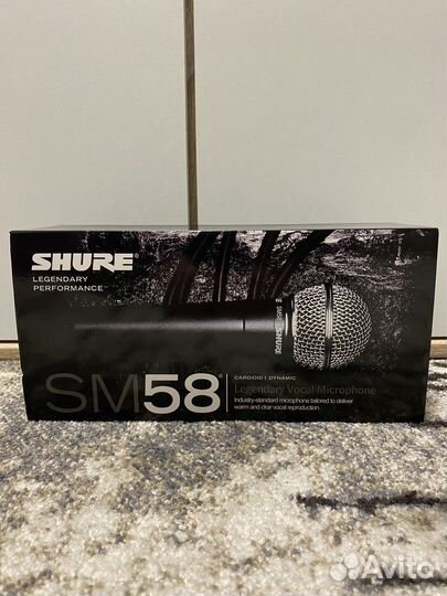 Микрофон студийный Shure sm58 новый