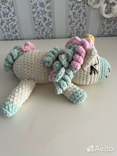 Плюшевая игрушка Единорог (ручная работа)