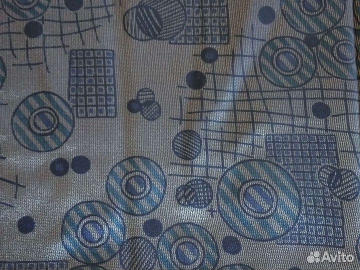Отрез ткани СССР. Шёлк. Костюмная ткань