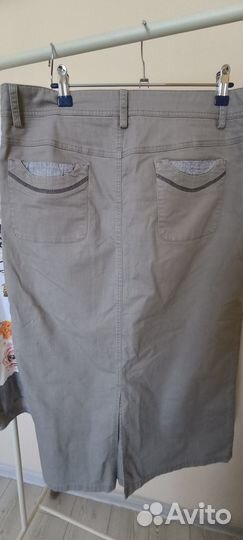 Джинсовая юбка длинная