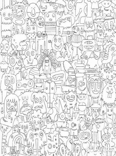 Раскраски-антистрессы