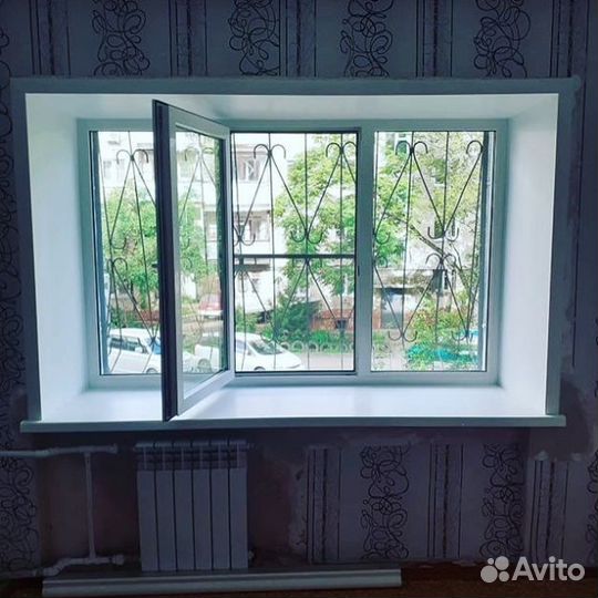 Окна с установкой