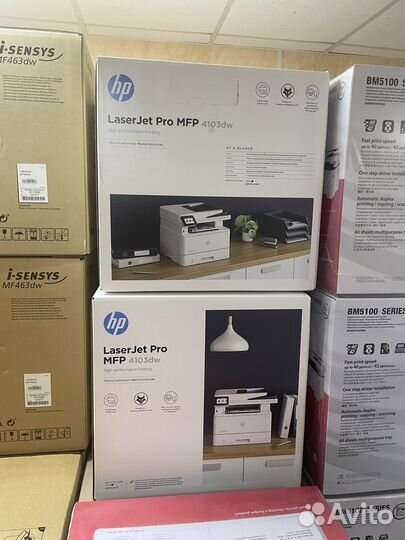 Мфу лазерный HP 4103dw новые