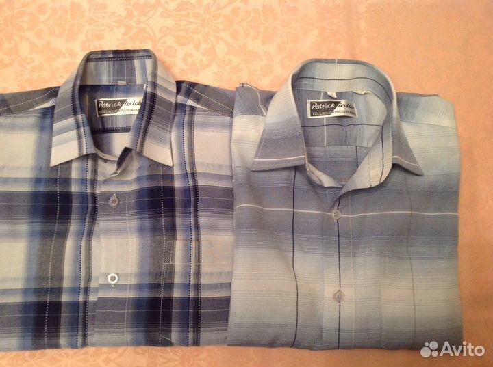 Рубашки р.134 с длинным рукавом