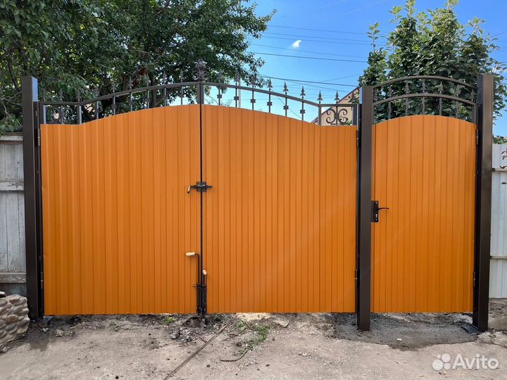 Откатные ворота, заборы