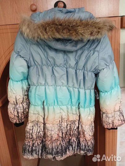 Зимняя куртка для девочки р. 152