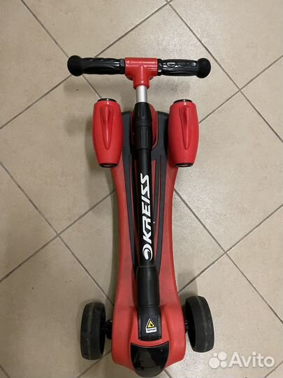 Самокат детский трехколесный kreiss