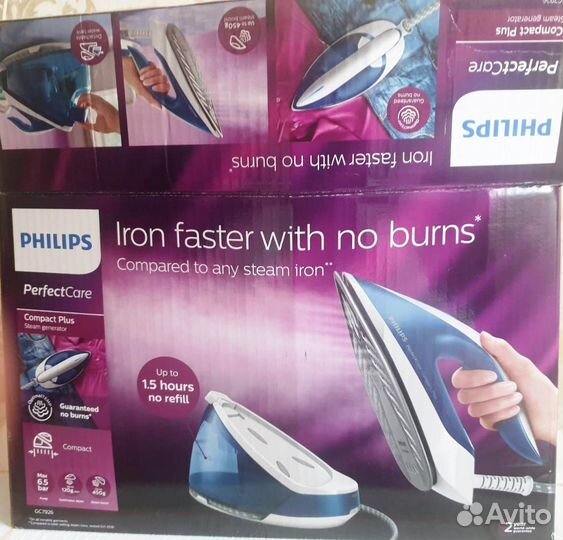 Утюг с парогенератором philips