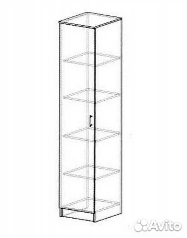 Шкаф-пенал Соло белый