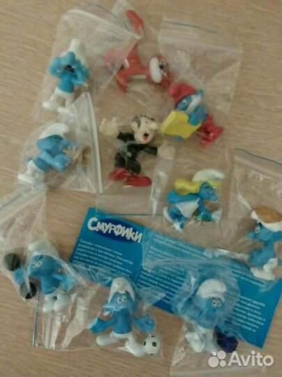 Смурфики коллекция