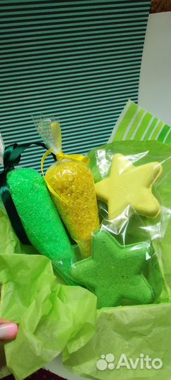 Набор соль и бомбочка для ванны