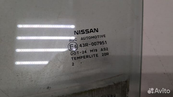 Стекло боковой двери Nissan Juke, 2013