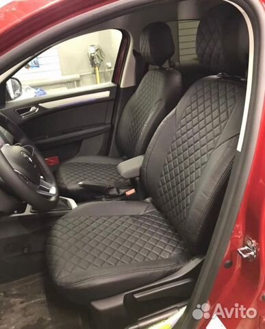 Чехлы экокожа Ромб Renault Arkana от Автопилот