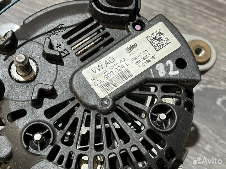 Генератор 180A VAG 1.9 2.0 TDI