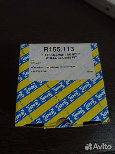 Ступичный подшипник задний Renault Captur