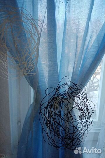 Шторы 3 двойные полосы