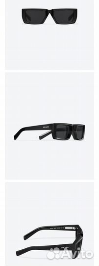 Очки мужские Prada PR 24YS 1AB5S0 Black(унисекс)