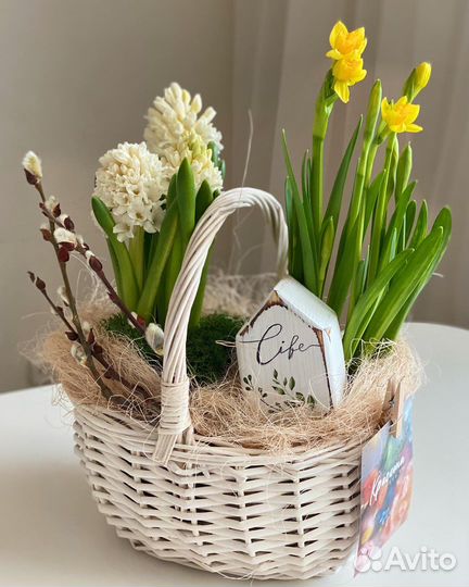 Композиция в корзине