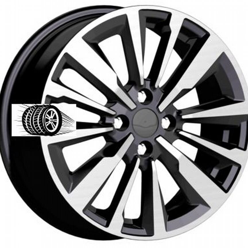 Литые диски K&K 6.5×R16 4×100