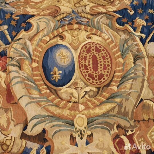 Ковер Гобелен Франция Антик Шерсть